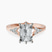 Celestial Splendor Lab Diamond Engagement Ring in 9ct Rose Gold