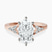 Celestial Splendor Lab Diamond Engagement Ring in 9ct Rose Gold