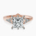Celestial Splendor Lab Diamond Engagement Ring in 10kt Rose Gold