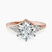 Celestial Splendor Lab Diamond Engagement Ring in 9ct Rose Gold