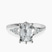 Celestial Splendor Lab Diamond Engagement Ring in 9ct White Gold