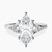 Celestial Splendor Lab Diamond Engagement Ring in 9ct White Gold