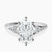 Celestial Splendor Lab Diamond Engagement Ring in 9ct White Gold