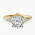 Celestial Splendor Lab Diamond Engagement Ring in 10kt Yellow Gold