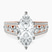 Eos Spark Lab Diamond Engagement Ring in 9ct Rose Gold