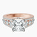 Eos Spark Lab Diamond Engagement Ring in 10kt Rose Gold