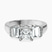 Pre-Designed Platinum Astrid Three Stone Trapezoid Lab Diamond Ring