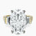 Pre-Designed 10kt Yellow Gold Astrid Three Stone Trapezoid Lab Diamond Ring