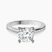 Lucent Side Channel Set Lab Diamond Engagement Ring in 10kt White Gold