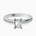 Pre-Designed 18kt White Gold Lucent Side Channel Set Lab Diamond Ring