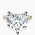 Pre-Designed 18kt Yellow Gold Lucent Side Channel Set Lab Diamond Ring
