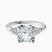 Vesper Lab Diamond Engagement Ring in 18ct White Gold