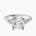 Vesper Lab Diamond Engagement Ring in 9ct White Gold