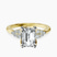 Vesper Lab Diamond Engagement Ring in 10kt Yellow Gold