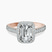 Glowing Globe Halo Lab Diamond Engagement Ring in 9ct Rose Gold