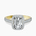 Glowing Globe Halo Lab Diamond Engagement Ring in 9ct Yellow Gold