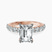 Pre-Designed 18ct Rose Gold Elinor Side Round Lab Diamond Ring