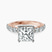 Pre-Designed 10ct Rose Gold Elinor Side Round Lab Diamond Ring