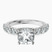 Pre-Designed 14ct White Gold Elinor Side Round Lab Diamond Ring