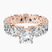 Pre-Designed 10kt Rose Gold Cordelia Side Pear Lab Diamond Ring