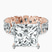 Pre-Designed 18kt Rose Gold Cordelia Side Pear Lab Diamond Ring