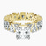 Cordelia Side Pear Lab Diamond Engagement Ring in 9ct Yellow Gold