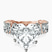 Pre-Designed 10kt Rose Gold Esme Side Pear Lab Diamond Ring