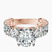 Pre-Designed 18kt Rose Gold Esme Side Pear Lab Diamond Ring
