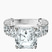 Pre-Designed Platinum Esme Side Pear Lab Diamond Ring