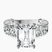 Pre-Designed 10kt White Gold Esme Side Pear Lab Diamond Ring