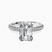 Galen Secret Halo Lab Diamond Engagement Ring in 9ct White Gold