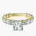 Pre-Designed 10kt Yellow Gold Giselle Side Emerald Lab Diamond Ring