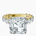 Pre-Designed 10kt Yellow Gold Giselle Side Emerald Lab Diamond Ring