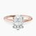 Teagan Solitaire 1.5mm Lab Diamond Engagement Ring in 14kt Rose Gold