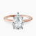 Teagan Solitaire 1.5mm Lab Diamond Engagement Ring in 9ct Rose Gold