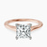 Teagan Solitaire 1.5mm Lab Diamond Engagement Ring in 9ct Rose Gold