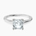 Teagan Solitaire 1.5mm Lab Diamond Engagement Ring in Platinum