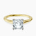 Teagan Solitaire 1.5mm Lab Diamond Engagement Ring in 10kt Yellow Gold