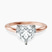 Pre-Designed 18kt Rose Gold Azalea Classic Solitaire 1.5mm Lab Diamond Ring