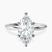 Pre-Designed 10kt White Gold Azalea Classic Solitaire 1.5mm Lab Diamond Ring