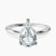 Pre-Designed 10kt White Gold Azalea Classic Solitaire 1.5mm Lab Diamond Ring