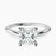 Pre-Designed 10kt White Gold Azalea Classic Solitaire 1.5mm Lab Diamond Ring