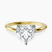 Pre-Designed 10kt Yellow Gold Azalea Classic Solitaire 1.5mm Lab Diamond Ring