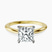 Pre-Designed 10kt Yellow Gold Azalea Classic Solitaire 1.5mm Lab Diamond Ring