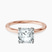 Pre-Designed 18ct Rose Gold Four Prong Solitaire 1.5mm Lab Diamond Ring