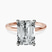 Pre-Designed 14kt Rose Gold Four Prong Solitaire 1.5mm Lab Diamond Ring