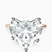 Pre-Designed 14kt Rose Gold Four Prong Solitaire 1.5mm Lab Diamond Ring