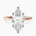 Pre-Designed 18kt Rose Gold Four Prong Solitaire 1.5mm Lab Diamond Ring