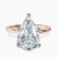 Pre-Designed 18kt Rose Gold Four Prong Solitaire 1.5mm Lab Diamond Ring