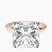 Pre-Designed 14kt Rose Gold Four Prong Solitaire 1.5mm Lab Diamond Ring
